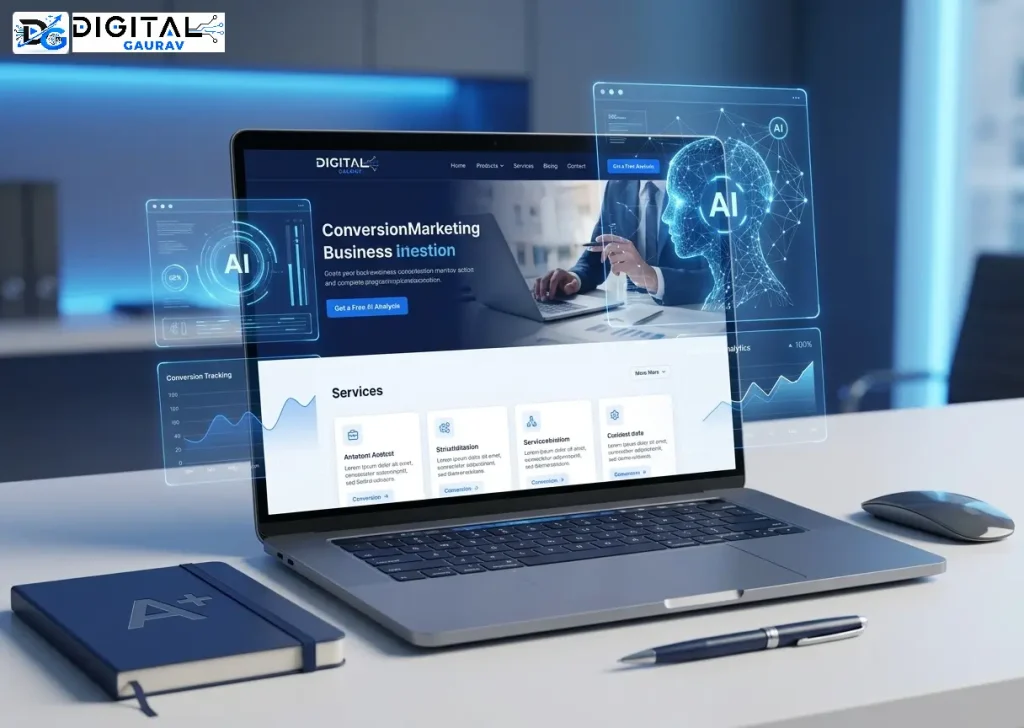 AI-powered website design for business - Digital Gaurav