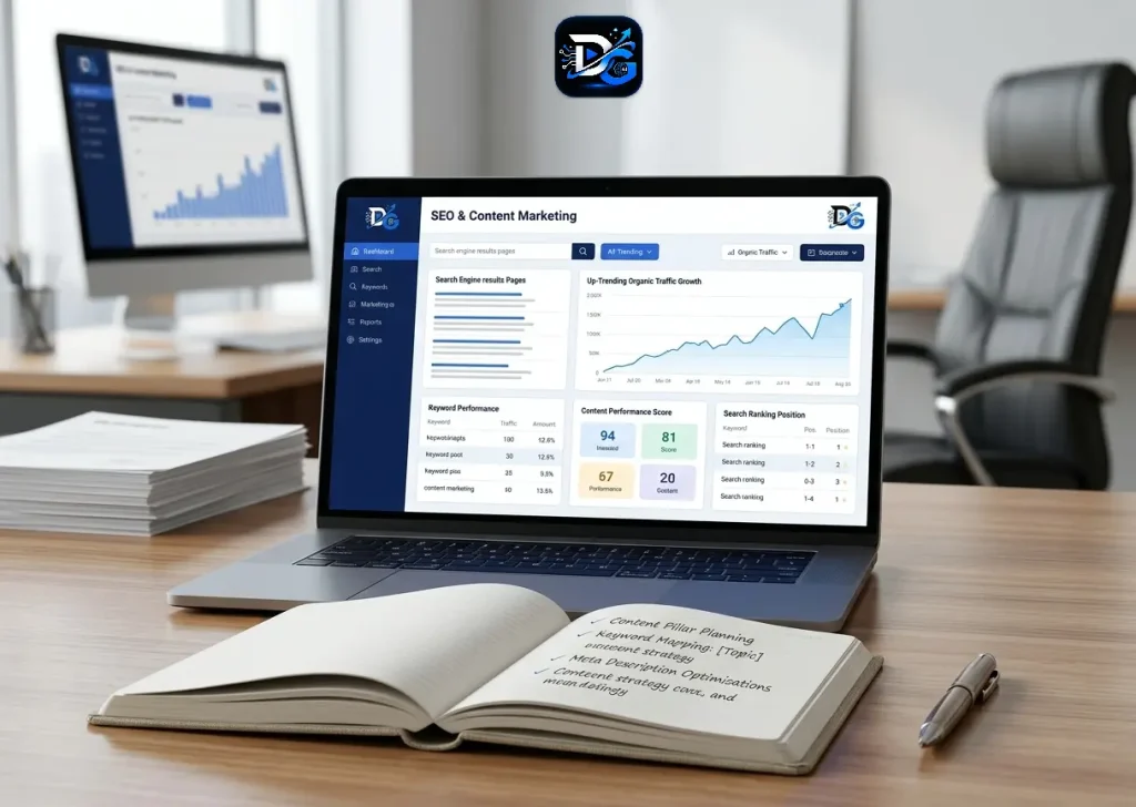 SEO and Content marketing helping business improve online visibility