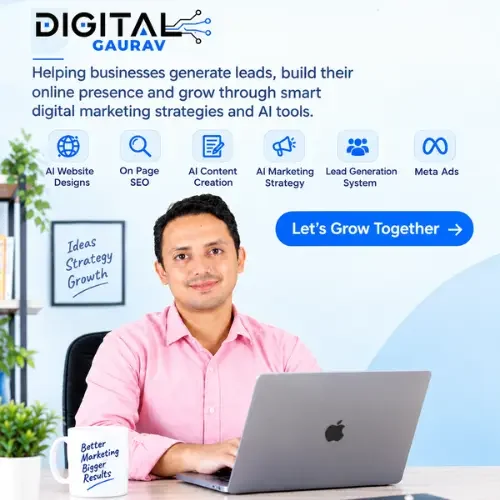 Gaurav Joshi, Expert digital marketing consultant behind digital gaurav